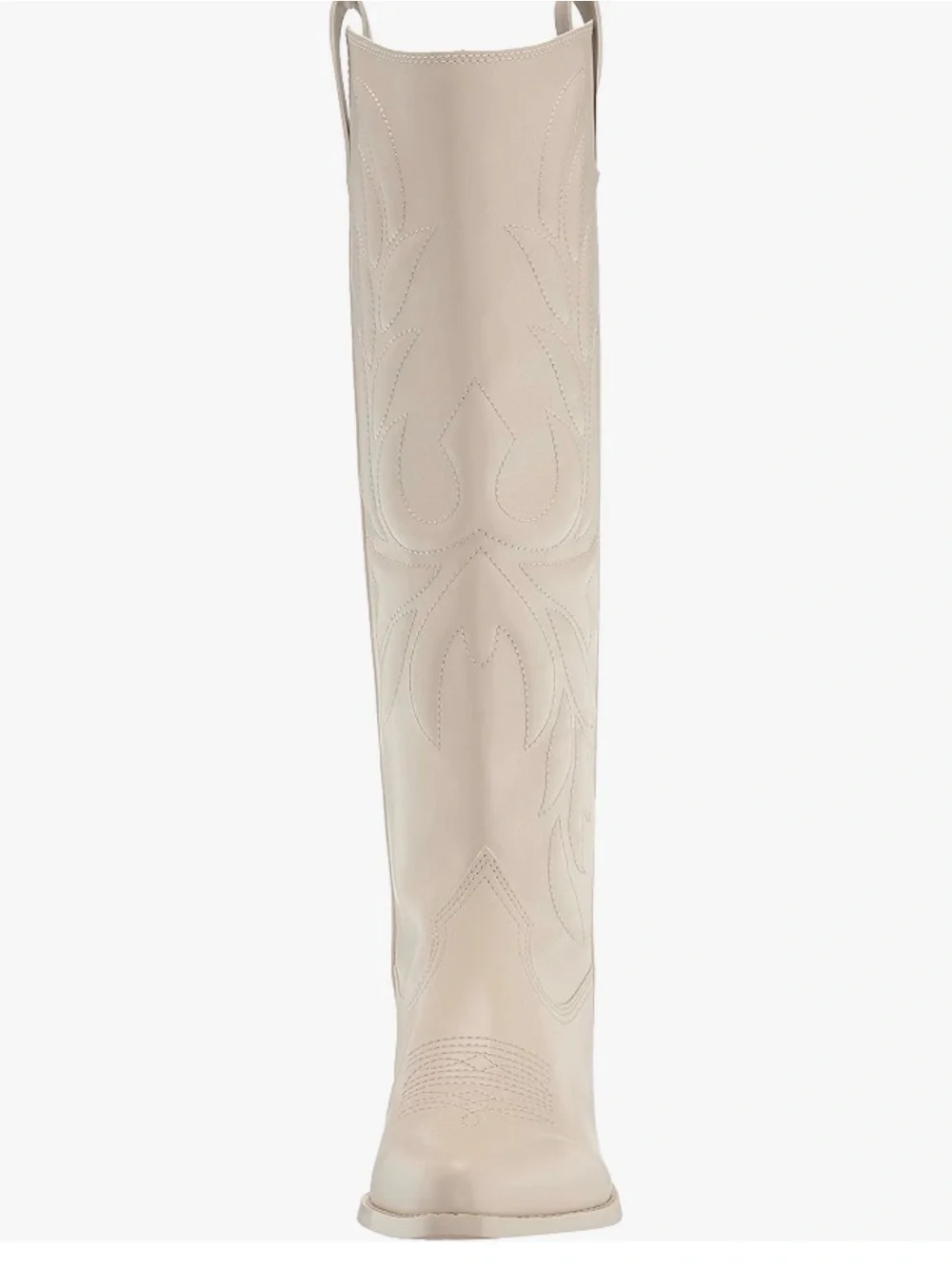 Guess Boots, Ginnifer Women's Tall Embroidered Western Boot - Cream